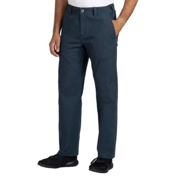 NEW Colorado Clothing Canvas Pants Men's 32X32 Blue Cotton/Spandex Blend Relaxed - Picture 1 of 9